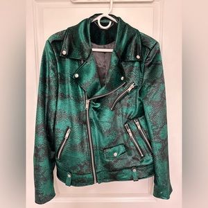 Green Biker Jacket